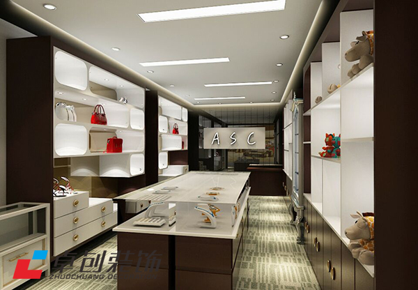 合肥步行街40平方包包精品專賣(mài)店裝修設(shè)計(jì)