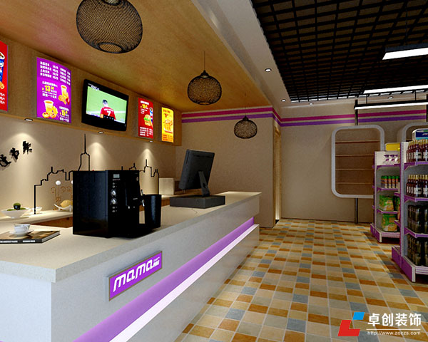 合肥蜀山區華邦ICC便利店裝修設計案例效果圖