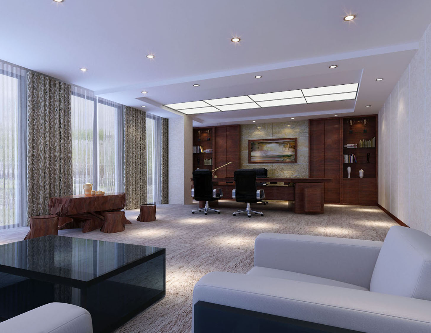 合肥卓創(chuàng)裝飾公司專業(yè)辦公室裝修設(shè)計