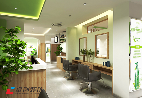 氧發堂養發店剪發區裝修效果圖