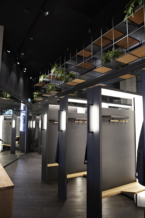 品牌男裝店內(nèi)裝潢設(shè)計圖